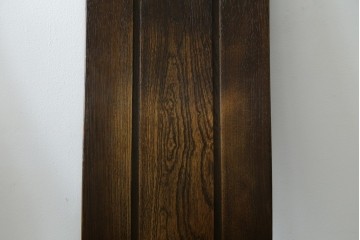 中古　美品　希少な廃番品!!　カリモク家具(karimoku)　ナラ(楢)材　持ち手付き　和モダンなハイバックチェア4脚セット　(R-082709)