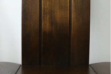 中古　美品　希少な廃番品!!　カリモク家具(karimoku)　ナラ(楢)材　持ち手付き　和モダンなハイバックチェア4脚セット　(R-082709)