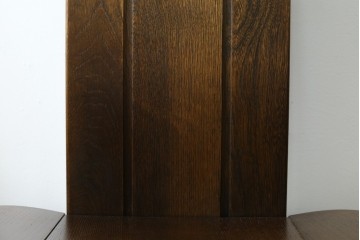 中古　美品　希少な廃番品!!　カリモク家具(karimoku)　ナラ(楢)材　持ち手付き　和モダンなハイバックチェア4脚セット　(R-082709)