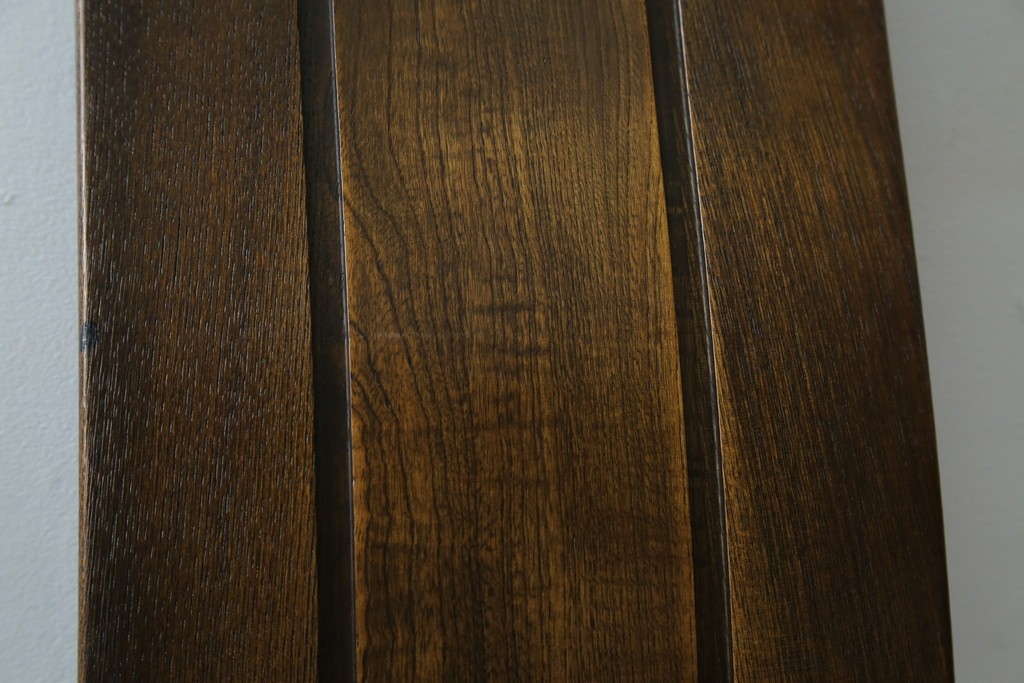 中古　美品　希少な廃番品!!　カリモク家具(karimoku)　ナラ(楢)材　持ち手付き　和モダンなハイバックチェア4脚セット　(R-082709)