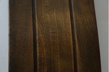 中古　美品　希少な廃番品!!　カリモク家具(karimoku)　ナラ(楢)材　持ち手付き　和モダンなハイバックチェア4脚セット　(R-082709)