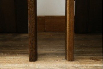 中古　美品　希少な廃番品!!　カリモク家具(karimoku)　ナラ(楢)材　持ち手付き　和モダンなハイバックチェア4脚セット　(R-082709)