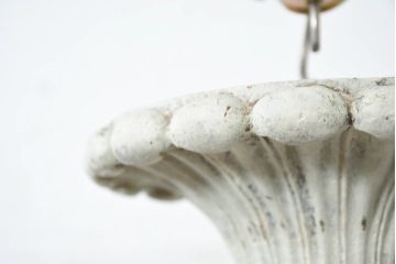 フランスアンティーク　南仏の大邸宅品　美しい木彫刻が素敵!!大振りでシャービックなキャンドルシャンデリア(天井照明、吊り下げ照明、ペンダントライト、蝋燭型、キャンドル型)(R-082712)