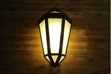 フランスビンテージ　アイアン　空間に圧倒的な存在感を与える特大サイズ照明(ペンダントライト、吊り下げ照明、天井照明、ヴィンテージ)(R-082716)