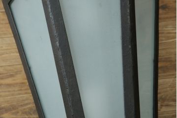 フランスビンテージ　アイアン　空間に圧倒的な存在感を与える特大サイズ照明(ペンダントライト、吊り下げ照明、天井照明、ヴィンテージ)(R-082716)