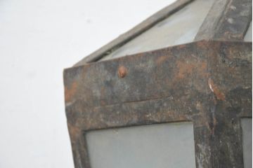 フランスビンテージ　アイアン　空間に圧倒的な存在感を与える特大サイズ照明(ペンダントライト、吊り下げ照明、天井照明、ヴィンテージ)(R-082717)