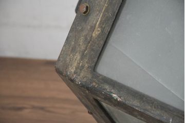 フランスビンテージ　アイアン　空間に圧倒的な存在感を与える特大サイズ照明(ペンダントライト、吊り下げ照明、天井照明、ヴィンテージ)(R-082717)