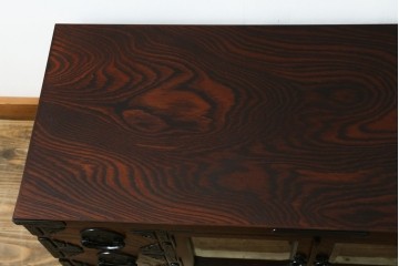 中古　超美品　岩谷堂箪笥　どっしりとした重厚感ある佇まいが魅力的なテレビ台　定価約45万円　(R-082727)