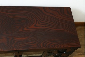 中古　超美品　岩谷堂箪笥　どっしりとした重厚感ある佇まいが魅力的なテレビ台　定価約45万円　(R-082727)