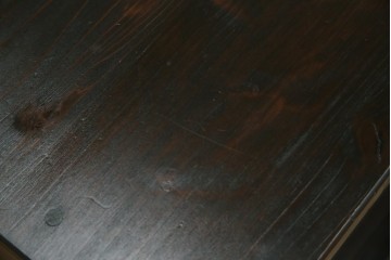 中古　古建具をリメイクしたモダンな横桟ガラス引き戸が魅力な水屋箪笥サイドボード　(R-082732)