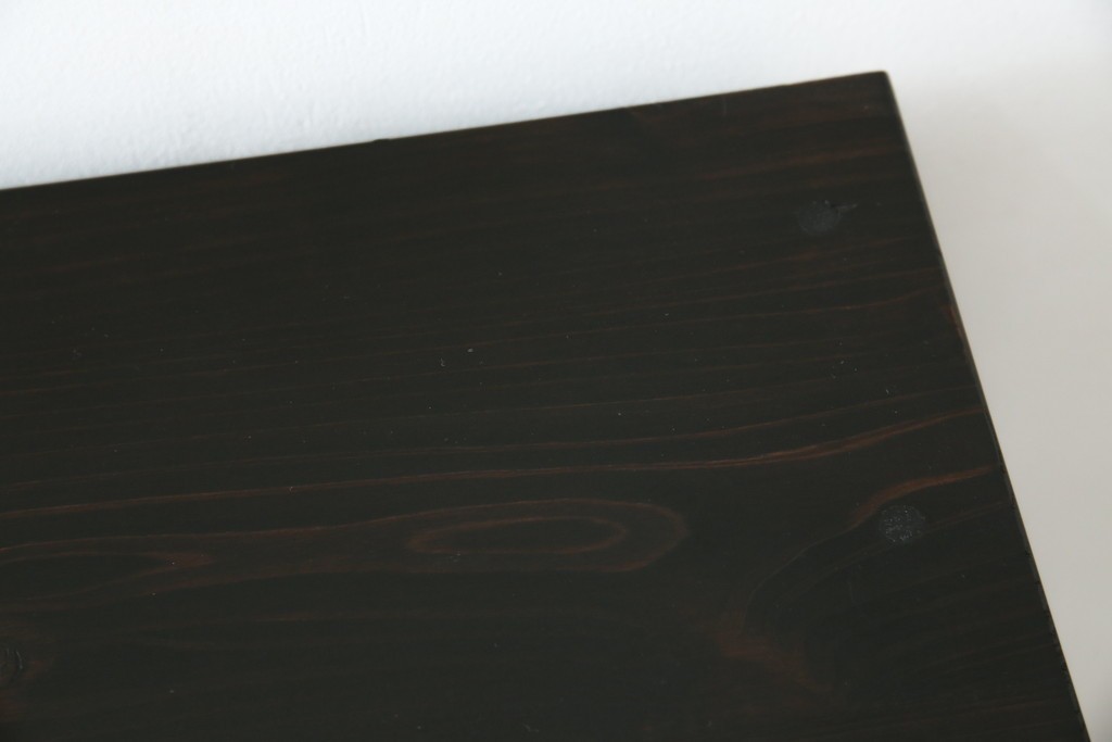 中古　古建具をリメイクしたモダンな横桟ガラス引き戸が魅力な水屋箪笥サイドボード　(R-082732)