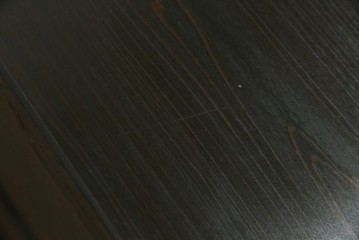 中古　古建具をリメイクしたモダンな横桟ガラス引き戸が魅力な水屋箪笥サイドボード　(R-082732)