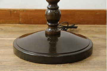 和製アンティーク　昭和初期　古い洋館の大正ロマン薫る2灯式フロアスタンド　(R-082736)