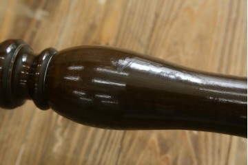 和製アンティーク　昭和初期　古い洋館の大正ロマン薫る2灯式フロアスタンド　(R-082736)