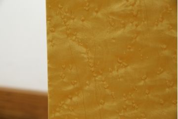 中古　超美品!!　松創(MATSUSO・マツソウ)　エルテ　バーズアイメープルトップ　優背もたれのデザインがひときわ目を惹く芸術的なフォルムのダイニングチェア4脚セット(アームレスチェア、椅子、イス、バラ売り可能)(定価4脚で約56万円)(R-082745)
