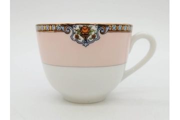 オールドノリタケ　NORITAKE　ヤジロベー印　ピンク　品よく可愛らしいカップ&ソーサー5客セット(花、金彩、C&S、日本陶器會社、洋食器)(R-082748)