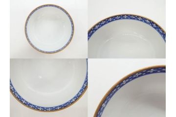 オールドノリタケ　NORITAKE　花唐草文　赤絵　金彩　3.2寸・3.7寸・4寸　食卓を華やかに彩る蓋付き茶碗4客&小鉢4客セット(器、どんぶり、深鉢、深皿、向付、マルキ印、和皿、和食器、三寸二分、三寸七分、四寸)(R-082749)