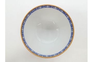 オールドノリタケ　NORITAKE　花唐草文　赤絵　金彩　3.2寸・3.7寸・4寸　食卓を華やかに彩る蓋付き茶碗4客&小鉢4客セット(器、どんぶり、深鉢、深皿、向付、マルキ印、和皿、和食器、三寸二分、三寸七分、四寸)(R-082749)