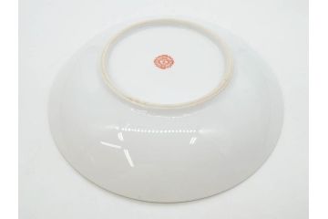 オールドノリタケ　NORITAKE　花唐草文　赤絵　金彩　2.3寸・3.2寸・5.1寸　食卓に映える鮮やかな色彩が魅力の皿10枚&小鉢4客セット(小皿、中皿、器、深鉢、深皿、向付、マルキ印、和皿、和食器、二寸三分、三寸二分、五寸一分)(R-082750)