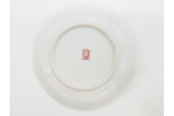 オールドノリタケ　NORITAKE　ラスター彩　ハンドル付　レモン　花　寛ぎの時間を演出するプレート3枚・カップ&ソーサー4客セット(マルキ印、金彩、キャンディーディッシュ、アクセサリートレー、トレイ、C&S、小皿、中皿、深皿、洋食器)(R-082751)