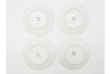 オールドノリタケ　NORITAKE　ラスター彩　ハンドル付　レモン　花　寛ぎの時間を演出するプレート3枚・カップ&ソーサー4客セット(マルキ印、金彩、キャンディーディッシュ、アクセサリートレー、トレイ、C&S、小皿、中皿、深皿、洋食器)(R-082751)