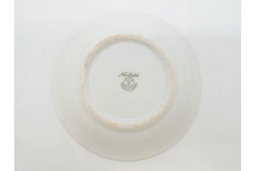 オールドノリタケ　NORITAKE　ラスター彩　ハンドル付　レモン　花　寛ぎの時間を演出するプレート3枚・カップ&ソーサー4客セット(マルキ印、金彩、キャンディーディッシュ、アクセサリートレー、トレイ、C&S、小皿、中皿、深皿、洋食器)(R-082751)