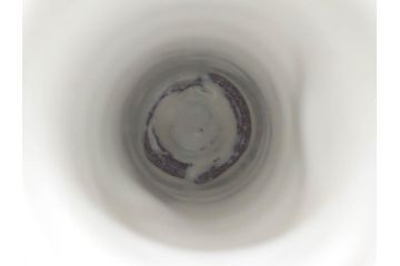 三輪和彦(十三代 三輪休雪)　匠の趣向が光る金耳盃(萩焼、耳付、杯、酒器、裏印、ウコン布付き、共箱付き)(R-082753)