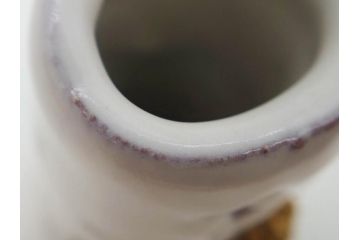 三輪和彦(十三代 三輪休雪)　匠の趣向が光る金耳盃(萩焼、耳付、杯、酒器、裏印、ウコン布付き、共箱付き)(R-082753)