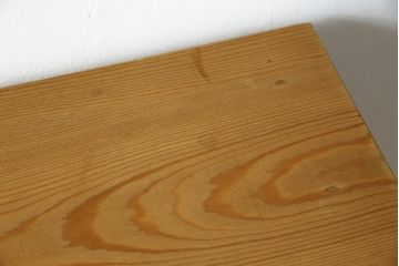 イギリスビンテージ　パイン材　シンプルなデザインが取り入れやすい3段ブックシェルフ(本棚、収納棚、飾り棚、陳列棚、書棚、ヴィンテージ、英国)(R-082768)