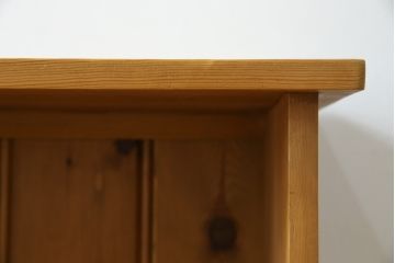 イギリスビンテージ　パイン材　シンプルなデザインが取り入れやすい3段ブックシェルフ(本棚、収納棚、飾り棚、陳列棚、書棚、ヴィンテージ、英国)(R-082768)