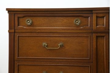 中古　DREXEL HERITAGE(ドレクセルヘリテイジ)　Triune(トライユン)　マホガニー材　上品な佇まいが魅力のサイドボード(サイドチェスト、引き出し、収納棚、米国)(R-082770)