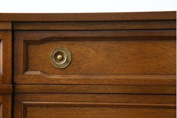 中古　DREXEL HERITAGE(ドレクセルヘリテイジ)　Triune(トライユン)　マホガニー材　上品な佇まいが魅力のサイドボード(サイドチェスト、引き出し、収納棚、米国)(R-082770)