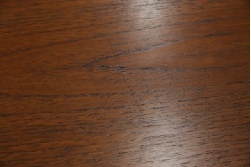 デンマークビンテージ　チーク材　すっきりとしたデザインが素敵な両面使いのパートナーデスク　(R-082773)