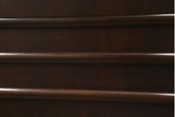 中古　美品　松本民芸家具　和モダンな雰囲気を醸し出す舞良型サイドボード(サイドキャビネット、収納棚、戸棚)(R-082777)