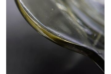 当時物　大正〜昭和初期　プレスガラス　鮮やかな色合いに細やかな装飾が映えるボウル4点セット(深皿、深鉢、ガラス鉢、硝子、和ガラス)(R-082798)