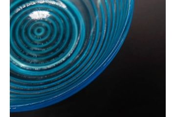 当時物　昭和初期　ウランガラス　プレスガラス　蓋物　お部屋を上品に演出するキャンディポット4点セット(ボンボニエール、硝子、菓子瓶、小物入れ)(R-082800)