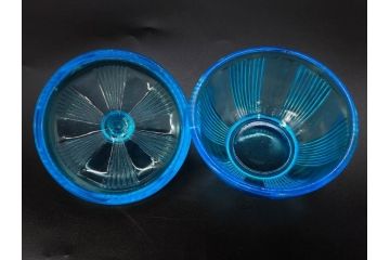 当時物　昭和初期　プレスガラス　味の素　レトロな趣あるガラス瓶5点セット(調味料入れ、ビン、硝子、和ガラス)(R-082801)