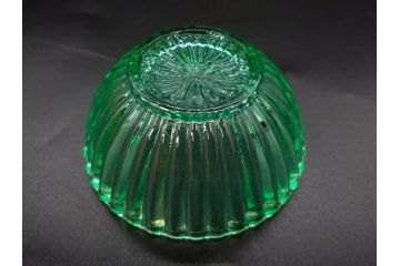 当時物　昭和初期　プレスガラス　味の素　レトロな趣あるガラス瓶5点セット(調味料入れ、ビン、硝子、和ガラス)(R-082801)