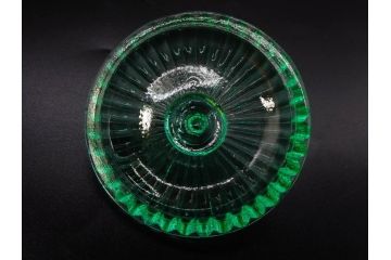 当時物　昭和初期　プレスガラス　味の素　レトロな趣あるガラス瓶5点セット(調味料入れ、ビン、硝子、和ガラス)(R-082801)