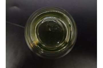 大正〜昭和初期　当時物　ウランガラス　独特な色味が魅力のグラス6客セット(コップ、硝子、和ガラス)(R-082802)