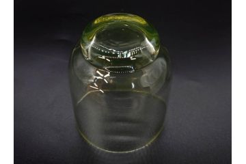 大正〜昭和初期　当時物　ウランガラス　独特な色味が魅力のグラス6客セット(コップ、硝子、和ガラス)(R-082802)