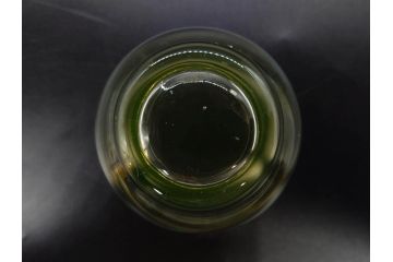 大正〜昭和初期　当時物　ウランガラス　独特な色味が魅力のグラス6客セット(コップ、硝子、和ガラス)(R-082802)