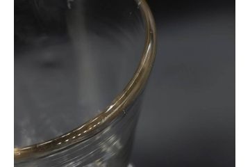 剣先ガラス瓶　標本瓶　高さ 約35cm・33.5cm　洗練されたデザインに惹かれるガラス瓶2点セット(保存ビン、硝子、薬瓶、蓋付き)(R-082805)