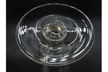 剣先ガラス瓶　標本瓶　高さ 約35cm・33.5cm　洗練されたデザインに惹かれるガラス瓶2点セット(保存ビン、硝子、薬瓶、蓋付き)(R-082805)