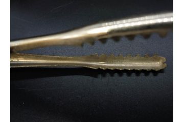 葡萄文様　ガラス　エンボス　鮮やかな色が目を引くアイスペール(ぶどう、ブドウ、あめや瓶、硝子、氷入れ、アイスバスケット、氷おけ、氷桶、アイストング付)(R-082810)