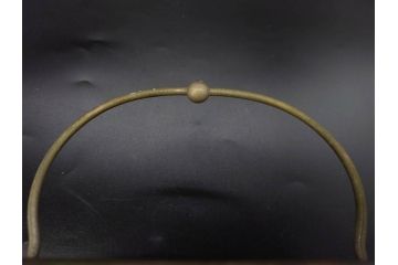 ガラス　乳白色　花文様　愛らしい印象のアイスペール(硝子、氷入れ、アイスバスケット、氷おけ、氷桶)(R-082811)