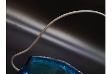 氷裂文　青色　ガラス　涼やかな佇まいのアイスペール(ひび焼き?、硝子、氷入れ、アイスバスケット、氷おけ、氷桶)(R-082813)