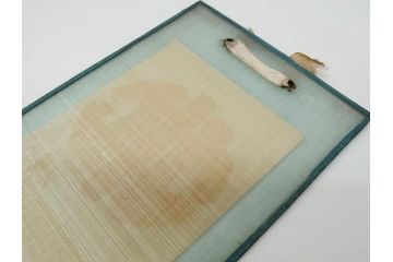 希少　大正〜昭和初期　当時物　「氷 ブドー」　「氷 いちご」　ガラス看板2点セット(広告、店頭用、硝子製、昭和レトロ、ディスプレイ、カキ氷、ぶどう)(R-082815)