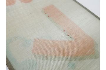 希少　大正〜昭和初期　当時物　「氷 レモン」「氷 しるこ」　ガラス看板2点セット(広告、店頭用、硝子製、昭和レトロ、ディスプレイ、カキ氷、志る古)(R-082816)