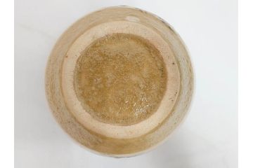 武田敏男　益子焼　松文　高さ 約24cm　匠の美技を感じる花瓶(花生、花入、花器、裏印、共箱付)(R-082817)